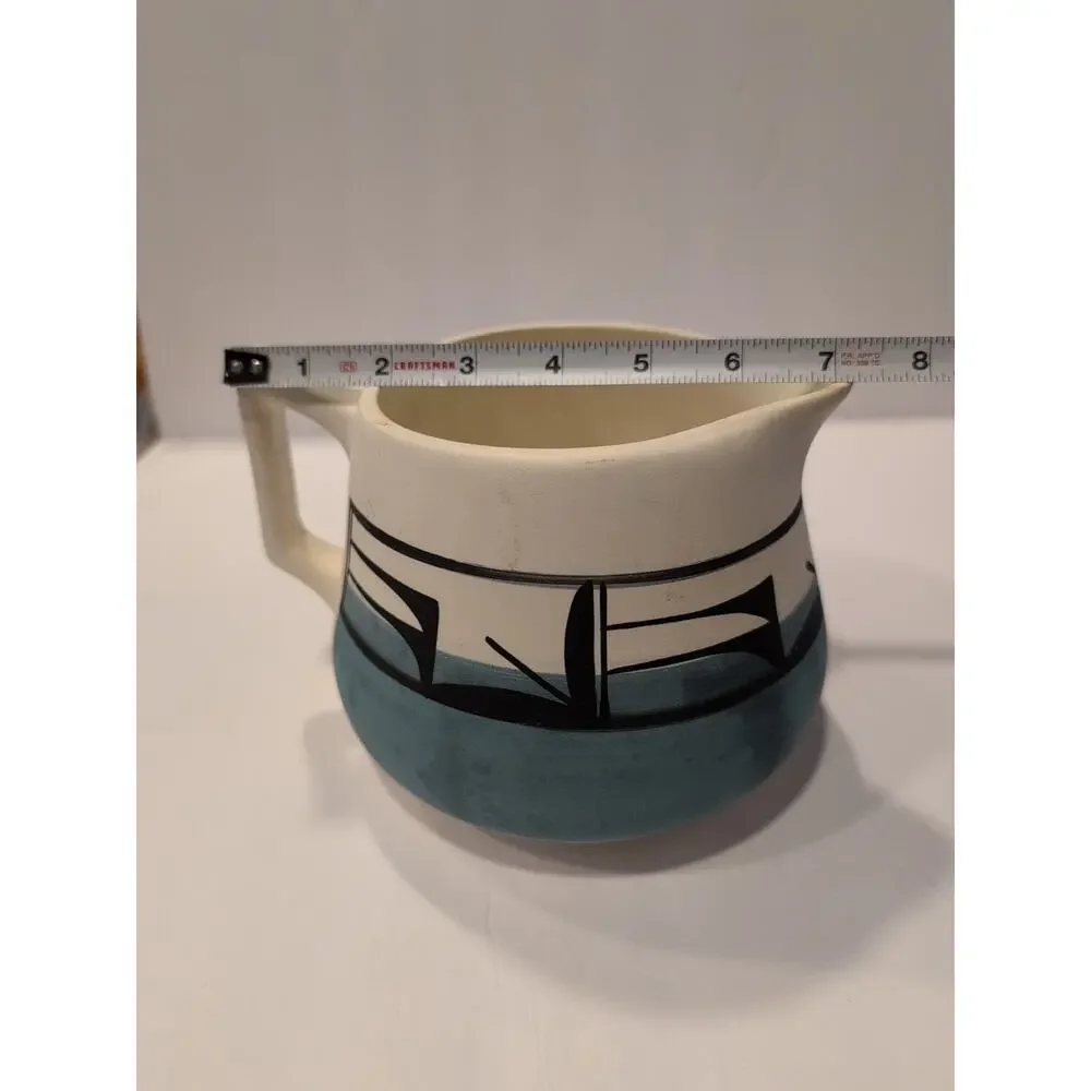 Vintage Ute Mountain Colorado‎ Native American Tribal Pottery Pitcher Signed